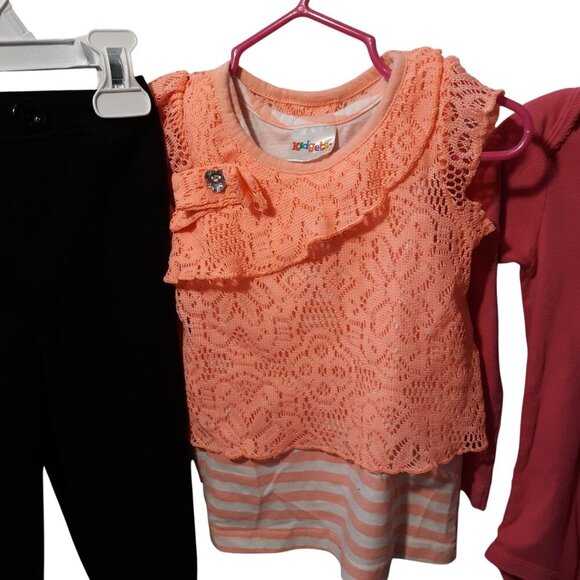 Baby Girl Clothing Bundle 24M 4-Piece Set Mix & Match Outfits Shirts & Pants - Picture 5 of 6